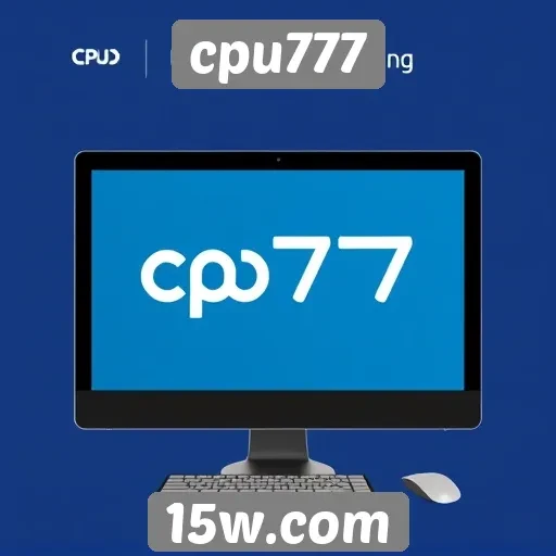 Análise da usabilidade do site cpu777